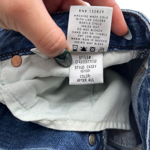 GRLFRND Casey Wide Leg Jeans Blue After All Button Fly Denim High Rise Sz 29 NEW - Picture 7 of 7